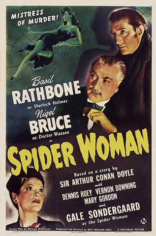 Sherlock Holmes : And The Spider Woman (1944) - Basil Rathbone  DVD