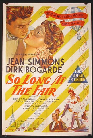 So Long At The Fair (1950) - Dirk Bogarde DVD  Colorized Version