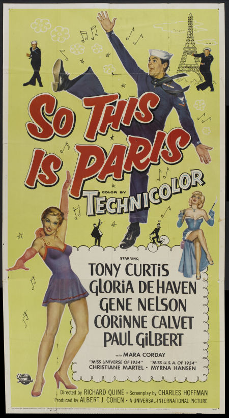 So This Is Paris (1954) - Tony Curtis  DVD