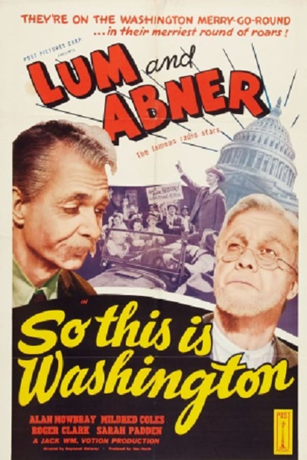 Lum And Abner : So This Is Washington (1943) - Chester Lauck  DVD