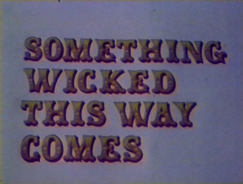 Something Wicked This Way Comes (1972)  DVD