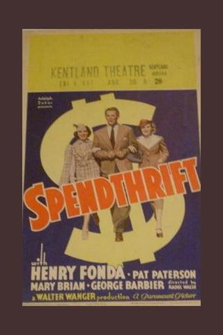 Spendthrift (1936) - Henry Fonda  DVD