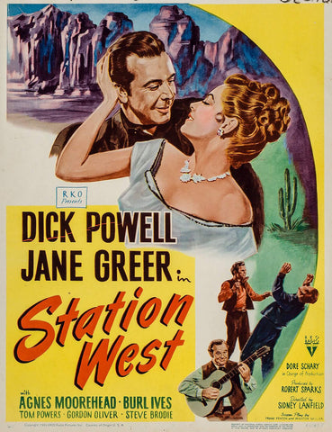 Station West (1948) - Dick Powell  Colorized Version  DVD
