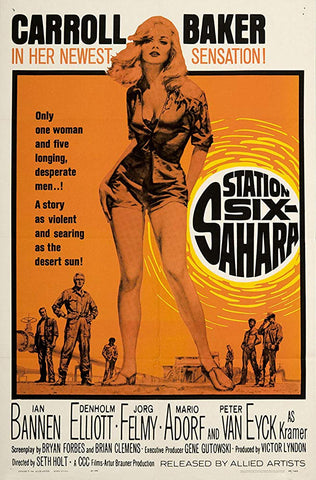 Station Six-Sahara (1963) - Carroll Baker  Colorized Version