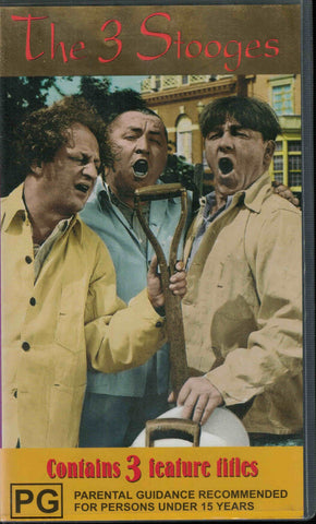 The Three Stooges   3x VHS Set (PAL)