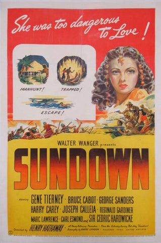 Sundown (1941) - Gene Tierney  DVD