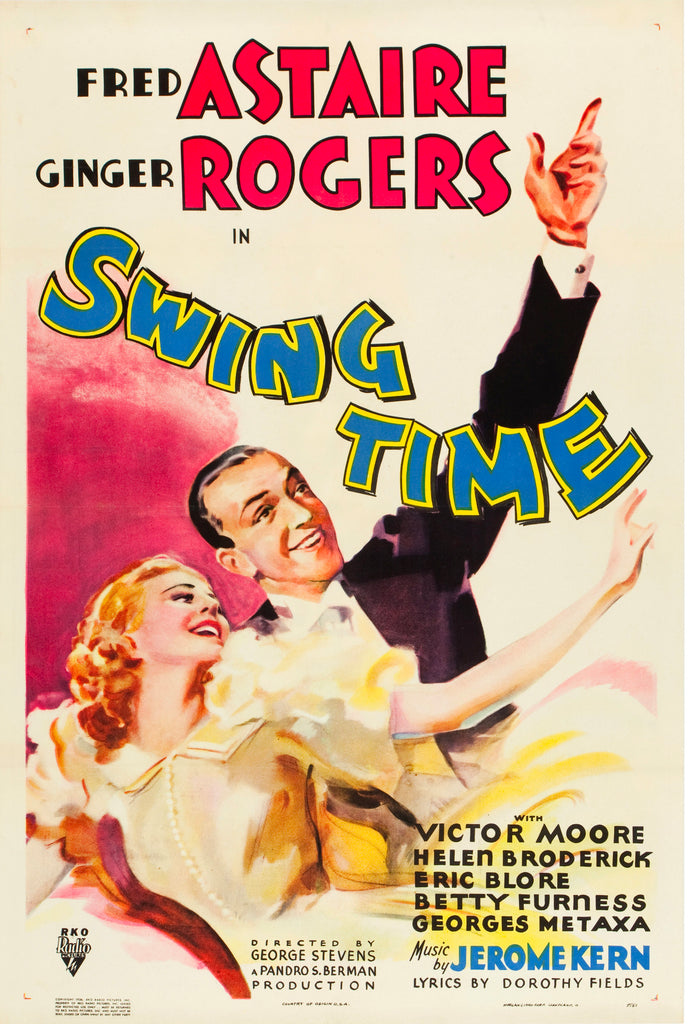 Swing Time (1936) - Fred Astaire  DVD  Colorized Version