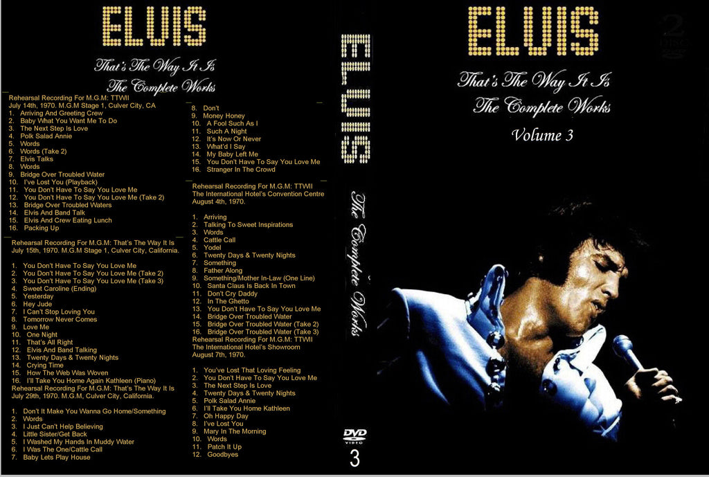 Elvis - The Complete Works : Vol.3 ( TTWII ) DVD