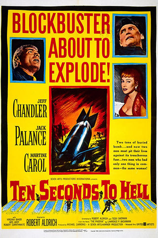Ten Seconds To Hell (1959) - Jeff Chandler  Colorized Version  DVD