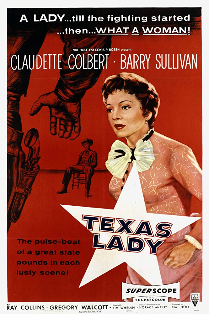 Texas Lady (1955) - Claudette Colbert  DVD