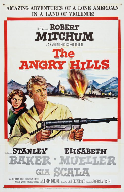 The Angry Hills (1959) - Robert Mitchum  Colorized Version