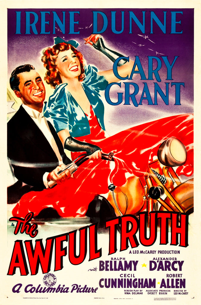 The Awful Truth (1937) - Cary Grant  Colorized Version  DVD