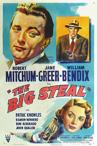 The Big Steal (1949) - Robert Mitchum  Colorized Version  DVD