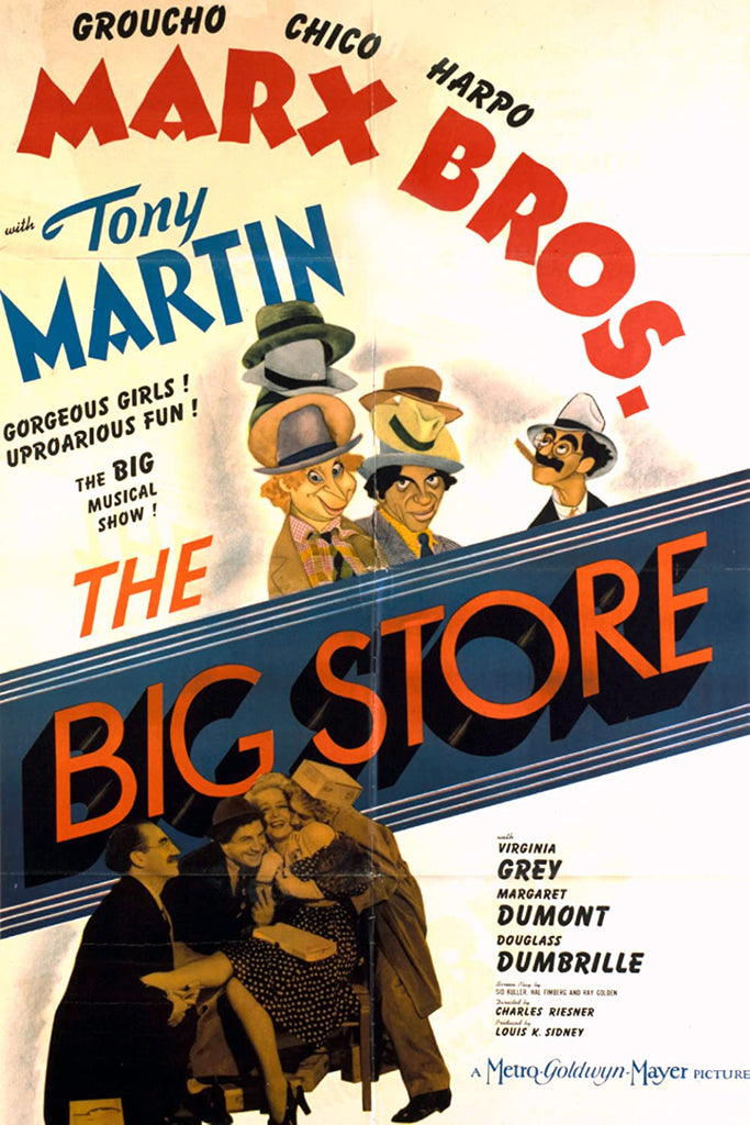 The Big Store (1941) - Marx Brothers  DVD  Colorized Version