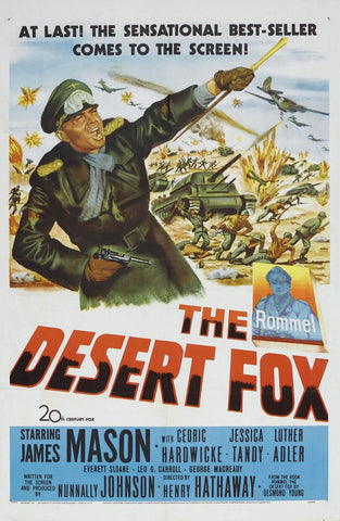 The Desert Fox (1951) - James Mason  Colorized Version  DVD