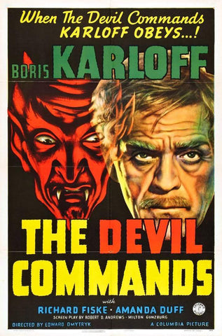 The Devil Commands (1941) - Boris Karloff  DVD