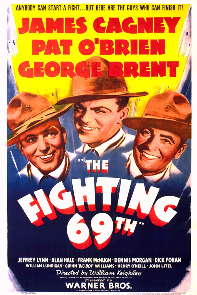 The Fighting 69th (1940) - James Cagney  DVD  Colorized Version