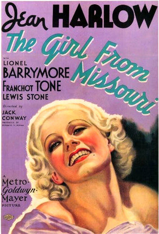 The Girl From Missouri (1934) - Jean Harlow  DVD  Colorized Version