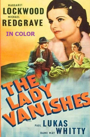 The Lady Vanishes (1938) - Alfred Hitchcock  Colorized Version  DVD