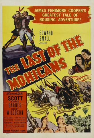 The Last Of The Mohicans (1936) - Randolph Scott  Colorized Version  DVD