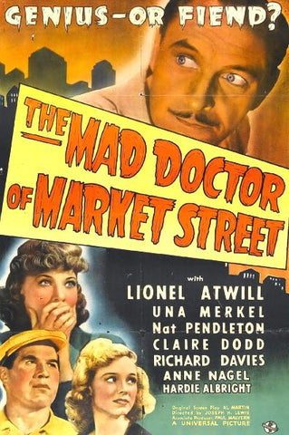 The Mad Doctor Of Market Street (1942) - Lionel Atwill  DVD
