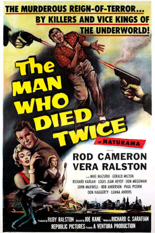The Man Who Died Twice (1958) - Rod Cameron  DVD