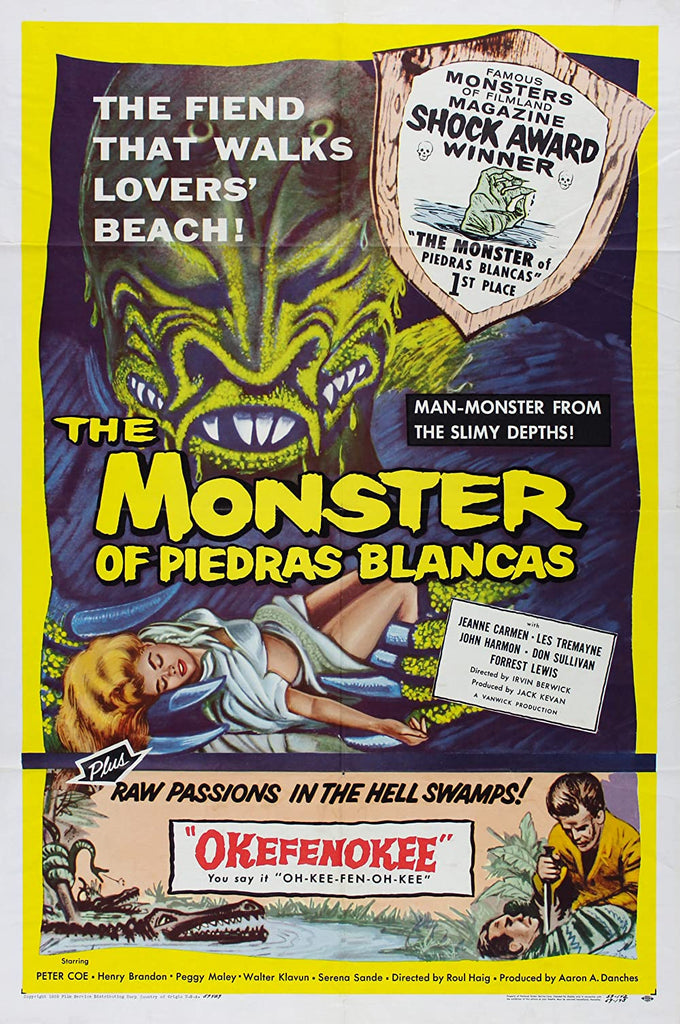 The Monster Of Piedras Blancas (1959) - Les Tremayne  DVD  Colorized Version