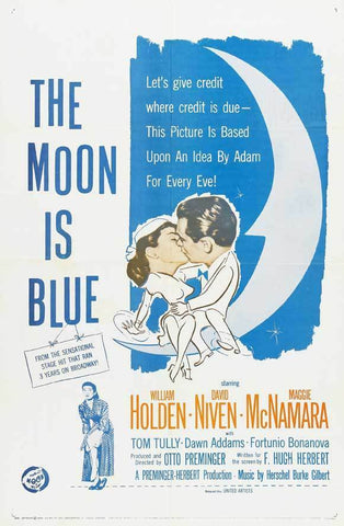 The Moon Is Blue (1953) - William Holden   Colorized Version  DVD
