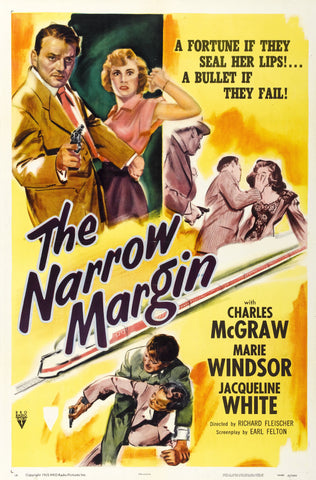 The Narrow Margin (1952) - Charles McGraw  Colorized Version  DVD