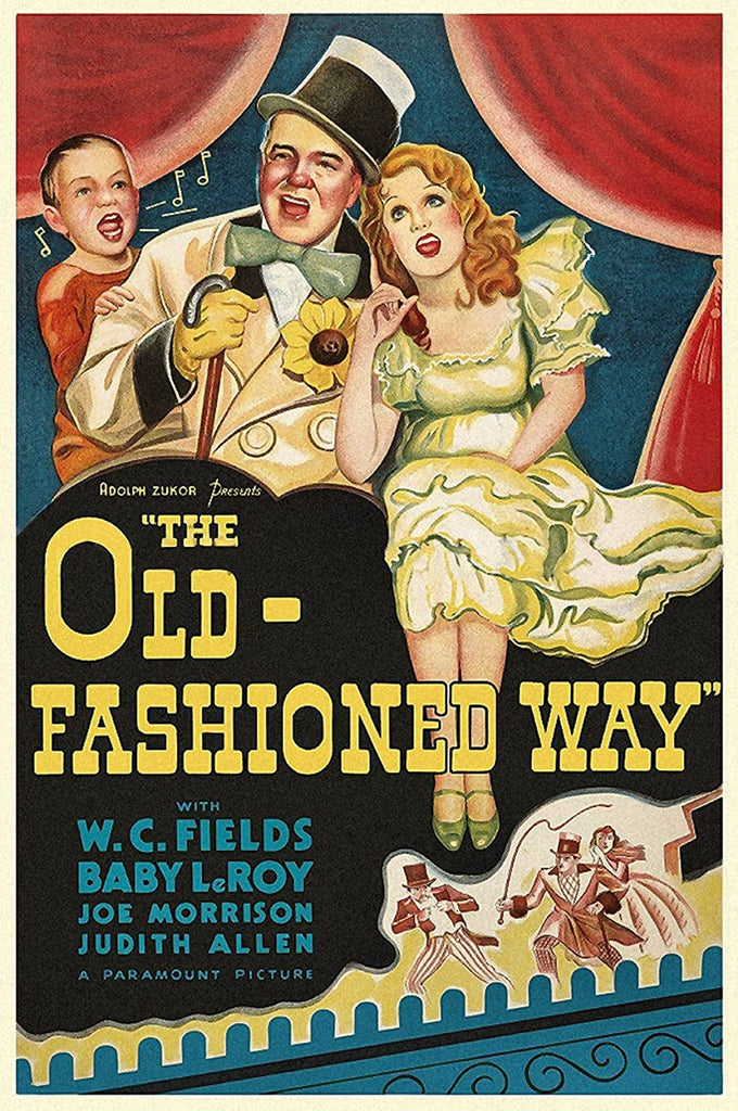 The Old Fashioned Way (1934) - W.C. Fields    Colorized Version  DVD