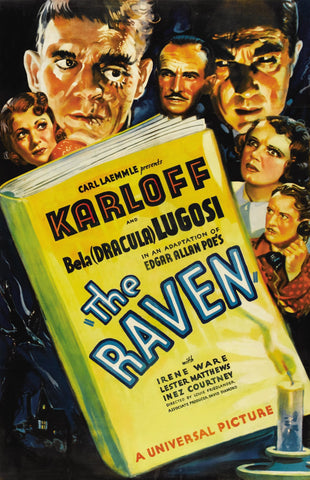 The Raven (1935) - Boris Karloff   Colorized Version  DVD