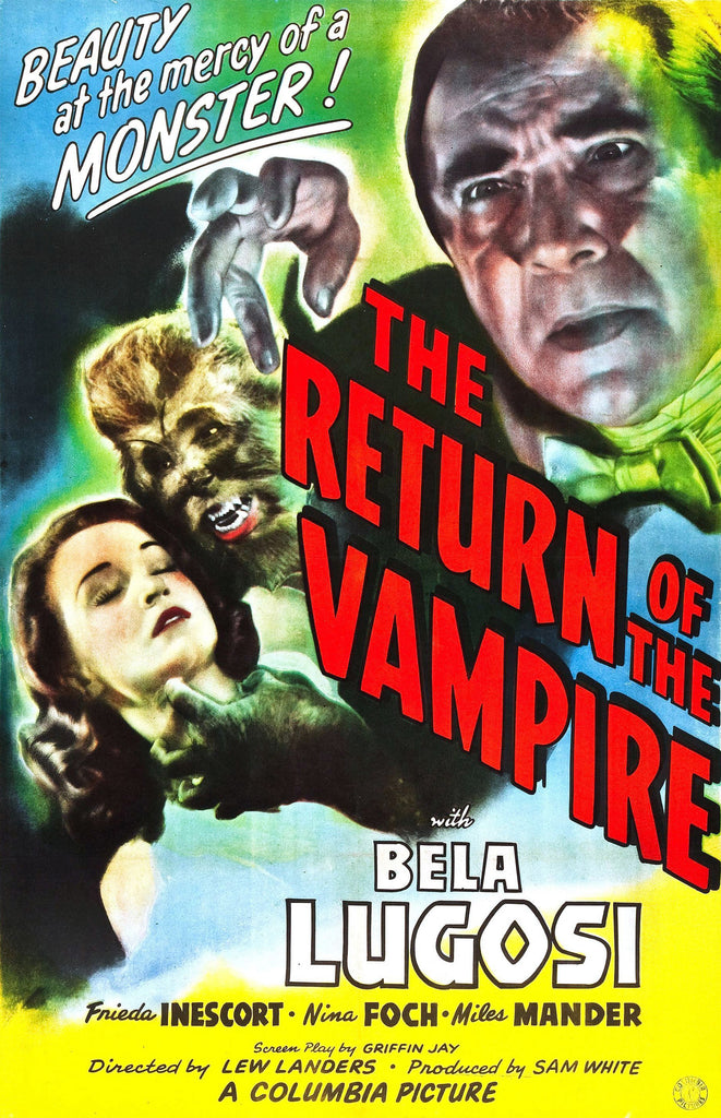 The Return Of The Vampire (1943) - Bela Lugosi  DVD  Colorized Version