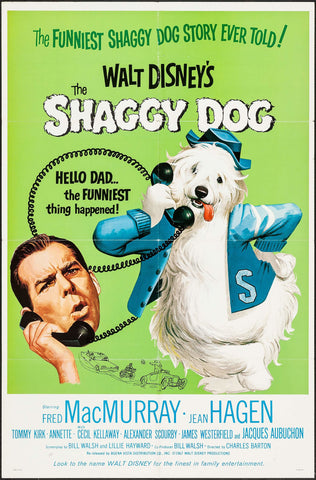 The Shaggy Dog (1959) - Fred MacMurray  Colorized Version  DVD