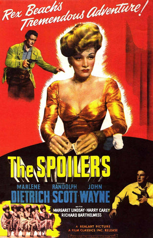 The Spoilers (1942) - John Wayne    Colorized Version  DVD