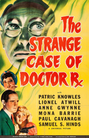 The Strange Case Of Doctor Rx (1942) - Patric Knowles  DVD