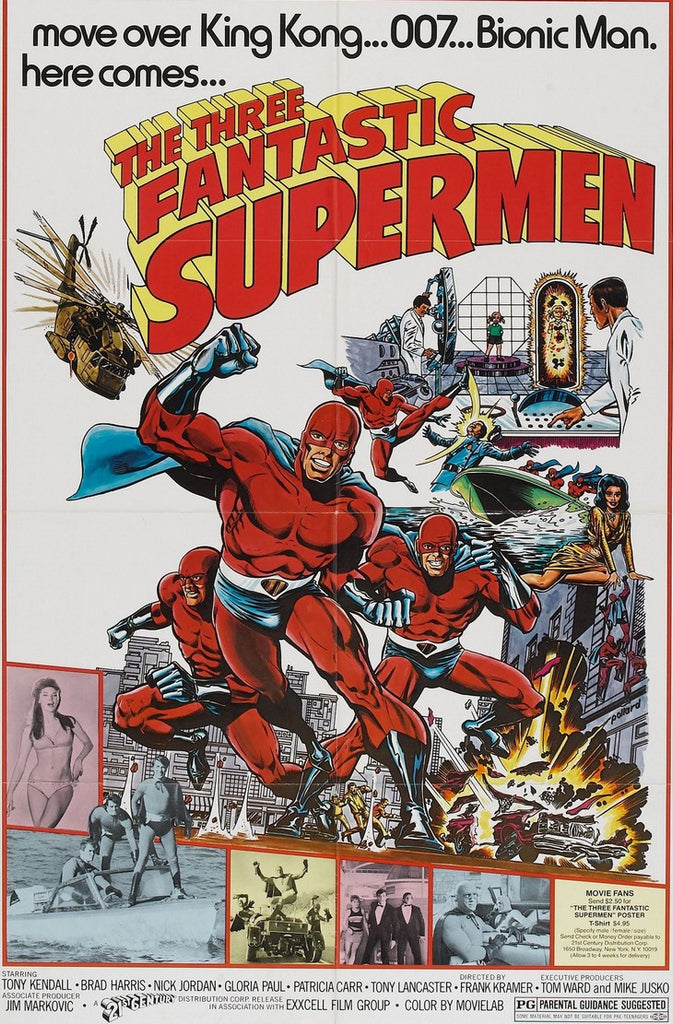 The Three Fantastic Supermen (1967) - Tony Kendall  DVD