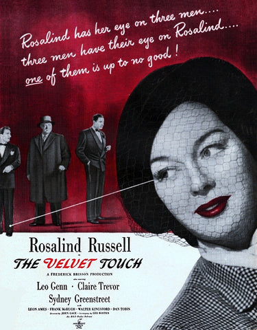 The Velvet Touch (1948) - Rosalind Russell   Colorized Version  DVD