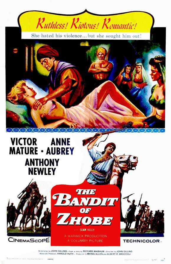 The Bandit Of Zhobe (1959) - Victor Mature  DVD