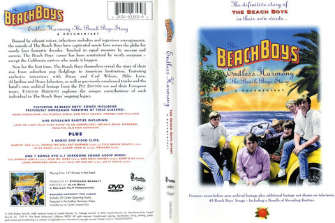 Beach Boys : Endless Harmony - The Beach Boys Story (2000)  DVD