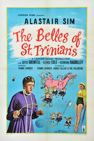 The Belles Of St.Trinians (1954) - Alastair Sim   Colorized Version  DVD