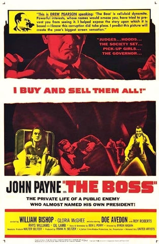 The Boss (1956) - John Payne  Colorized Version DVD