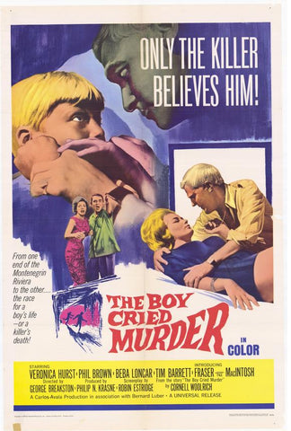 The Boy Cried Murder (1966) - Tim Barrett  DVD