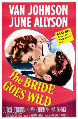The Bride Goes Wild (1948) - Van Johnson  Colorized Version