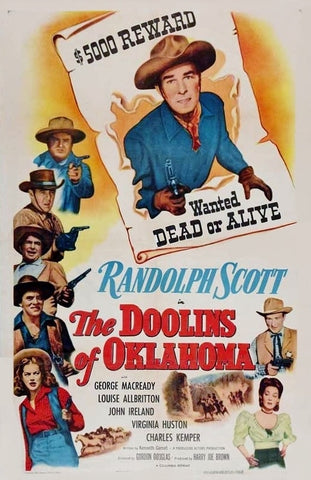 The Doolins Of Oklahoma (1949) - Randolph Scott  DVD