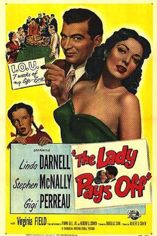 The Lady Pays Off (1951) - Linda Darnell  DVD