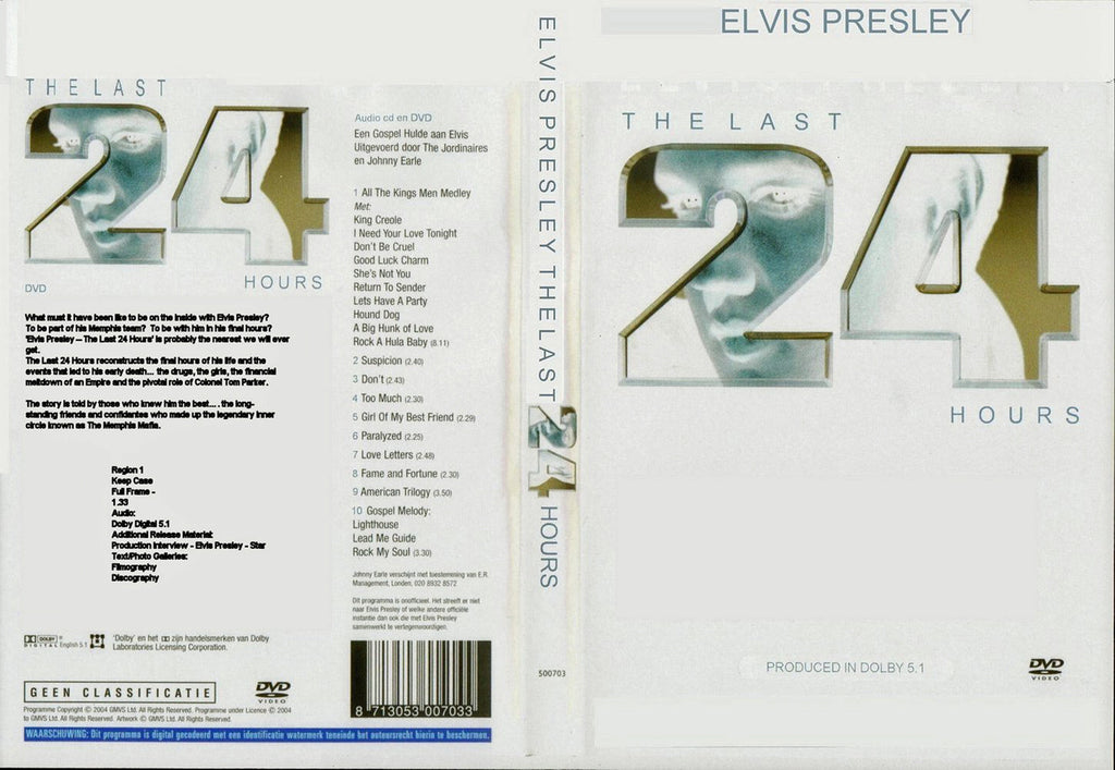 Elvis : The Last 24 Hours  DVD