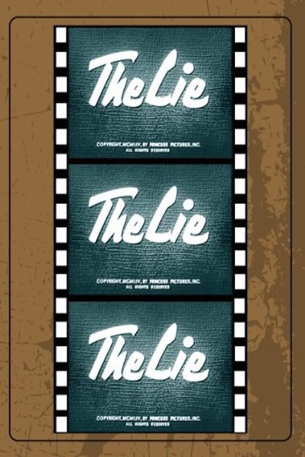 The Lie (1954) - Lee Bowman  DVD