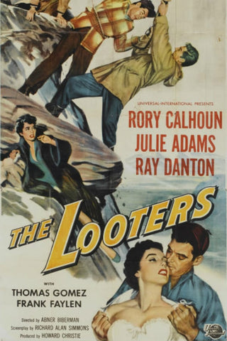 The Looters (1955) - Rory Calhoun  Colorized Version