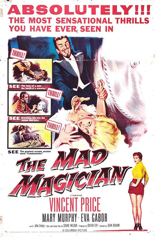 The Mad Magician (1954) - Vincent Price  DVD