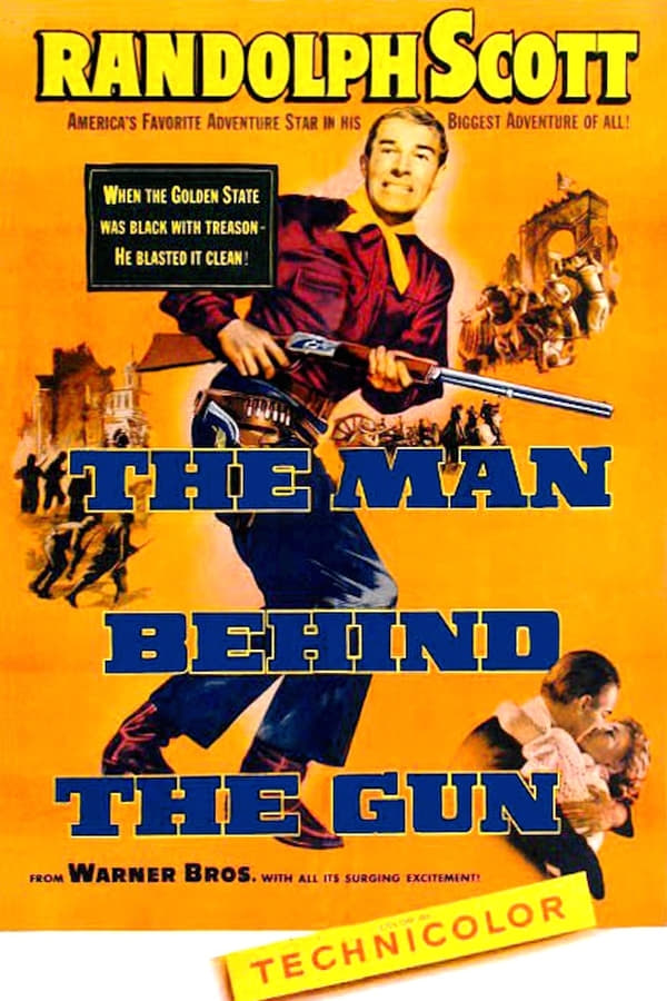 The Man Behind The Gun (1953) - Randolph Scott  DVD